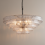 Lime 4-Tier Glass Round Chandelier - kimoylights