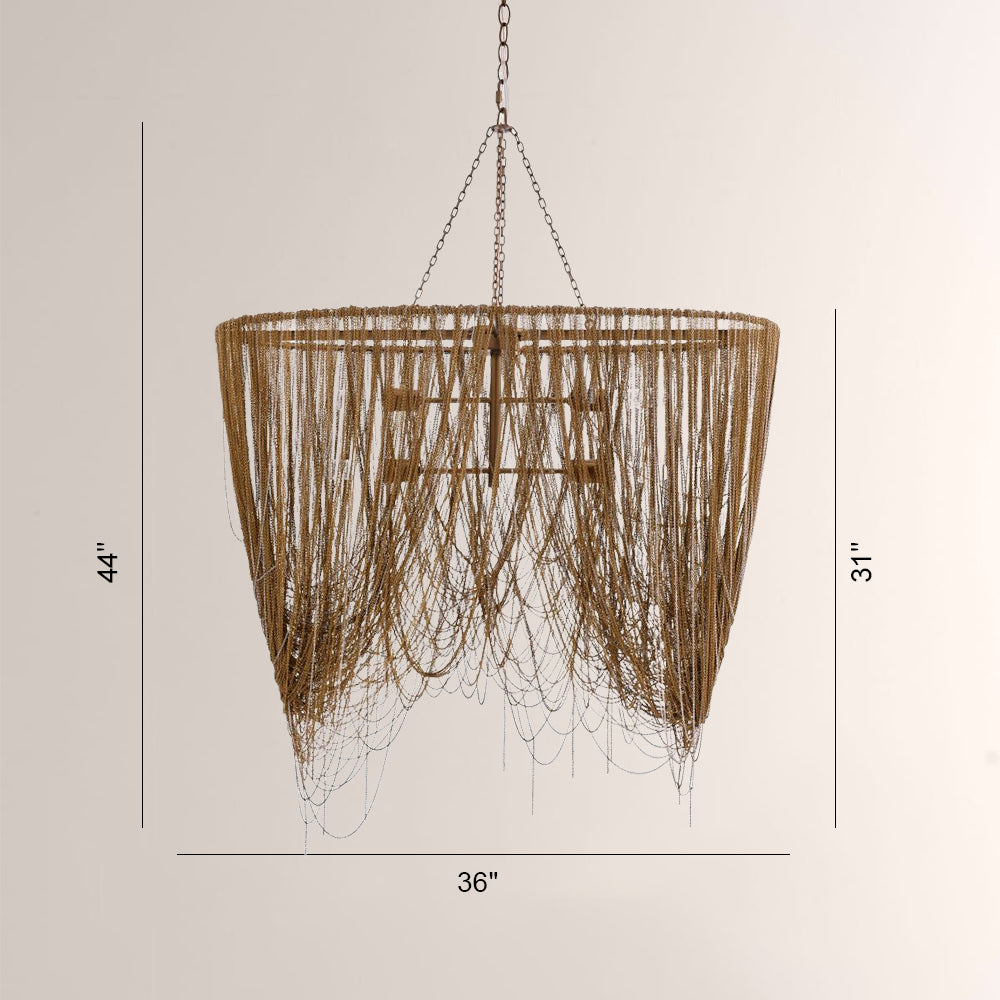 Lindsay Oval Chains Chandelier