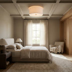 Linem Linen Flush Mount