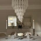 Murano Chandelier 75 Drops Transparent