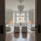 Murano Chandelier 75 Drops Transparent