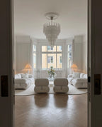 Murano Chandelier 75 Drops Transparent