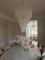 Murano Chandelier 75 Drops Transparent