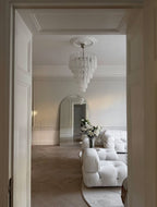 Murano Chandelier 75 Drops Transparent