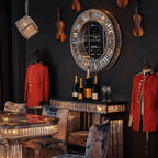 Lita Flush Mount Round Chandelier -kimoylights