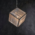 Lita Glass Cube Rectangle Chandelier - thebelacan
