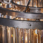 Lita Glass Round Chandelier -kimoylights