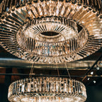 Lita Round Crystals Chandelier -kimoylights