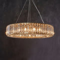 Lita Round Crystals Chandelier - kimoylights