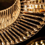 Lita Round Crystals Chandelier -kimoylights