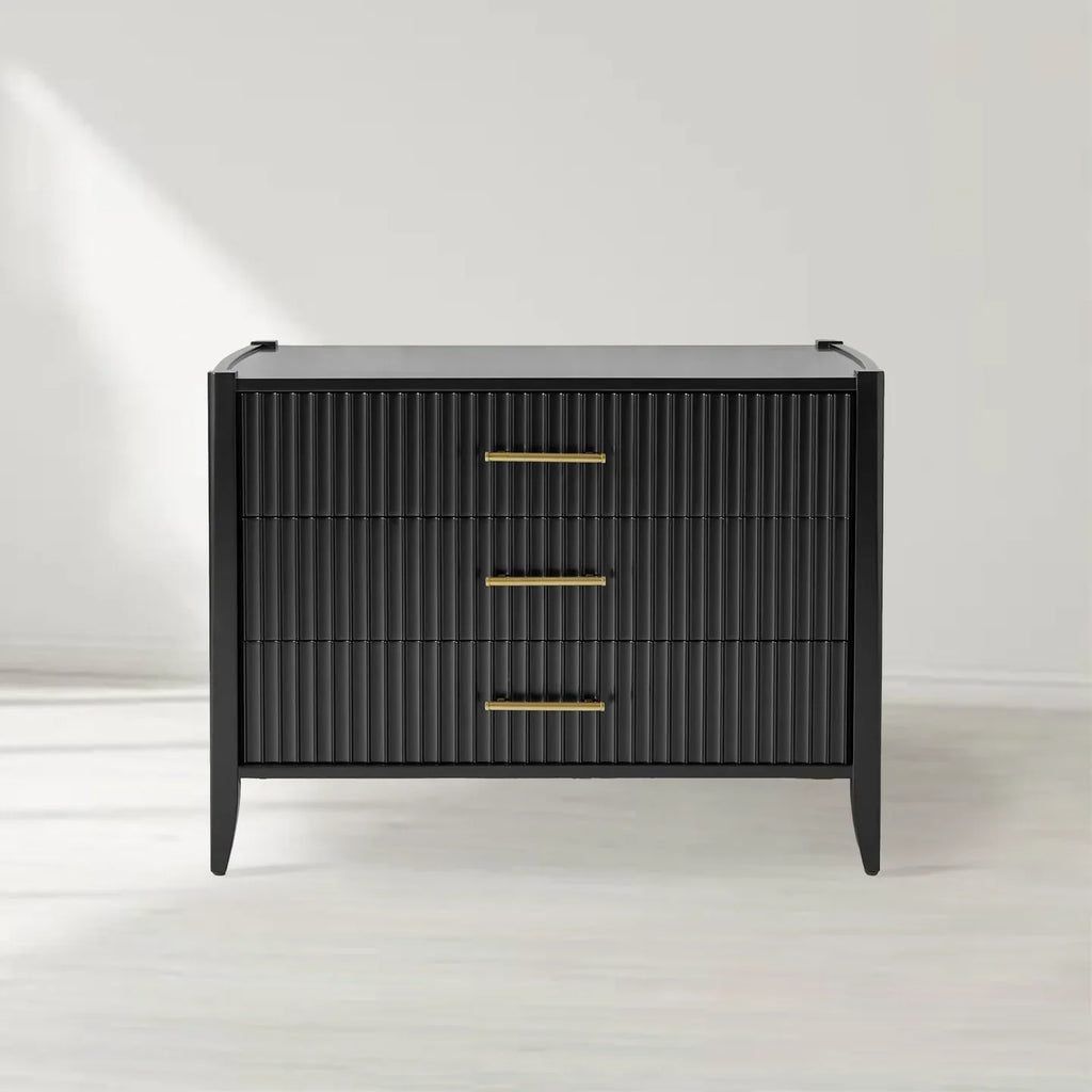 Louis 3-Drawer Nightstand