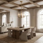 Lumi Clear Glass Semi Flush Mount