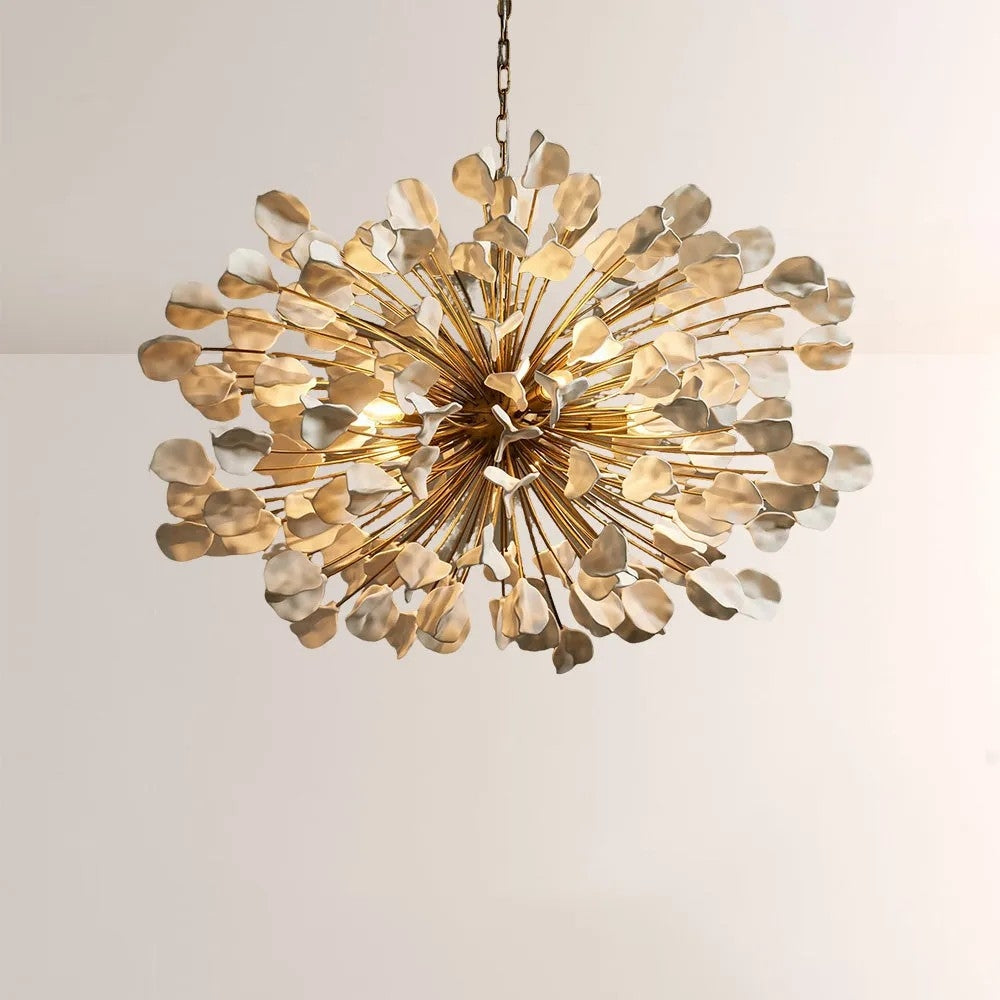 Lunareo Ceramic Leaves Chandelier 42D