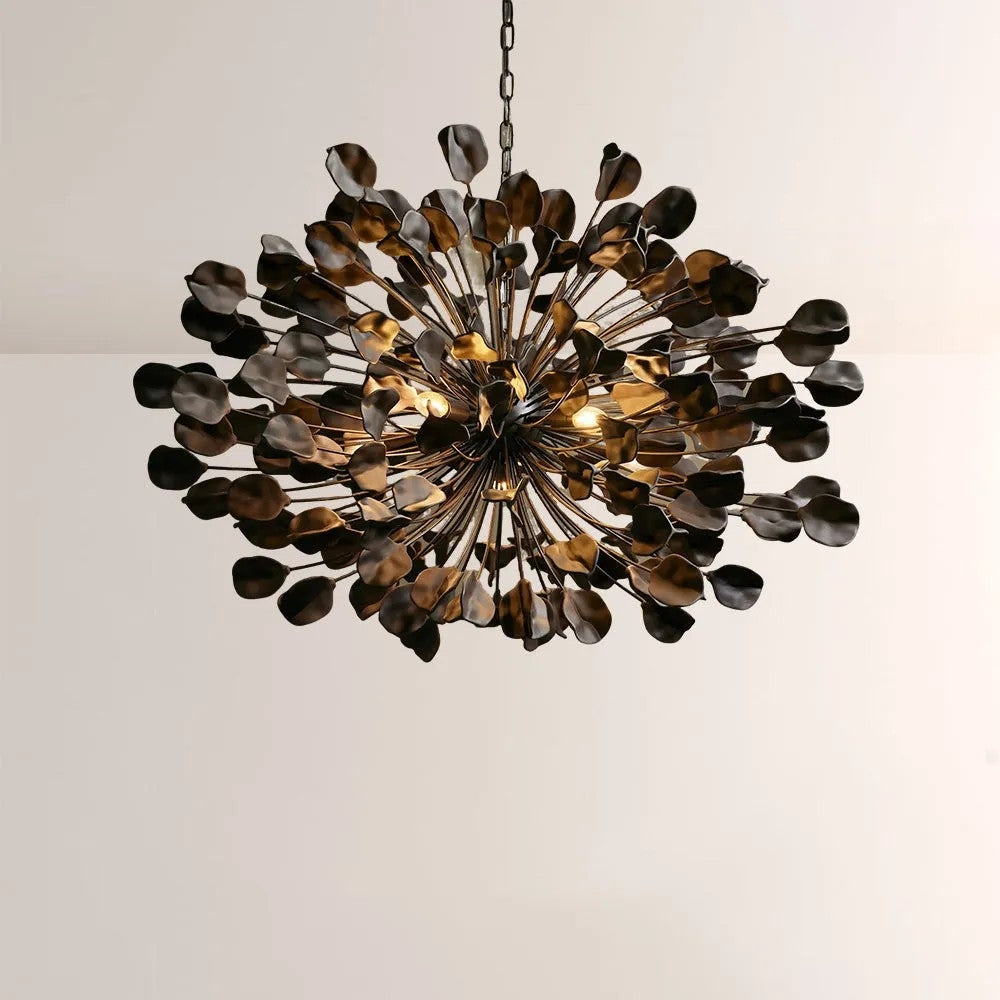 Lunareo Ceramic Leaves Chandelier 42D