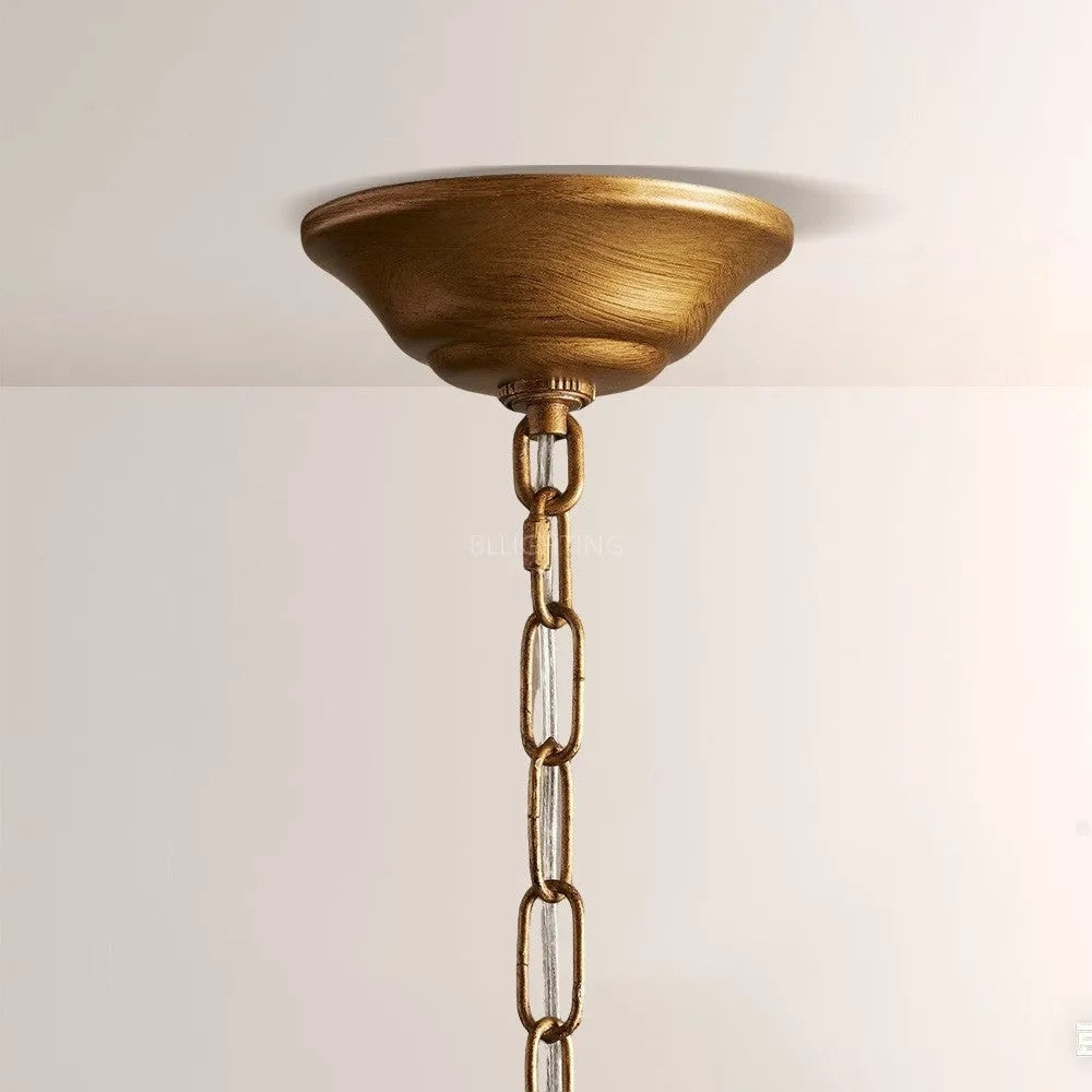 Lunareo Ceramic Leaves Chandelier 42D