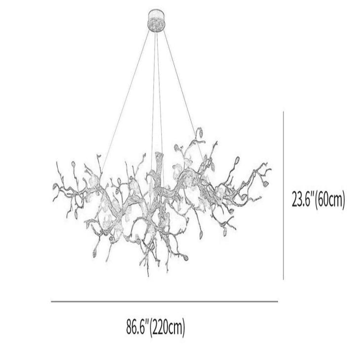 Luxury Flower Tree Branch Chandelier  - kimoylights