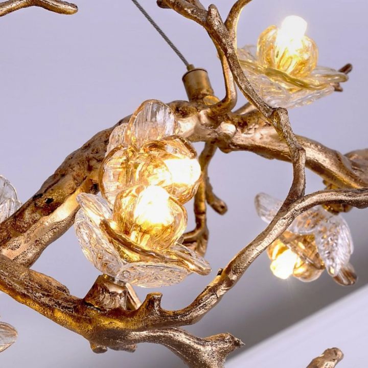 Luxury Flower Tree Branch Chandelier  - kimoylights