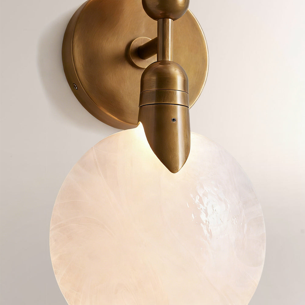 Lylo Textured Glass Double Wall Sconce