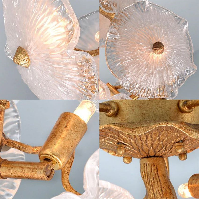 Magnolia Modern Luxury Branch Chandelier For Staircase - kimoylights