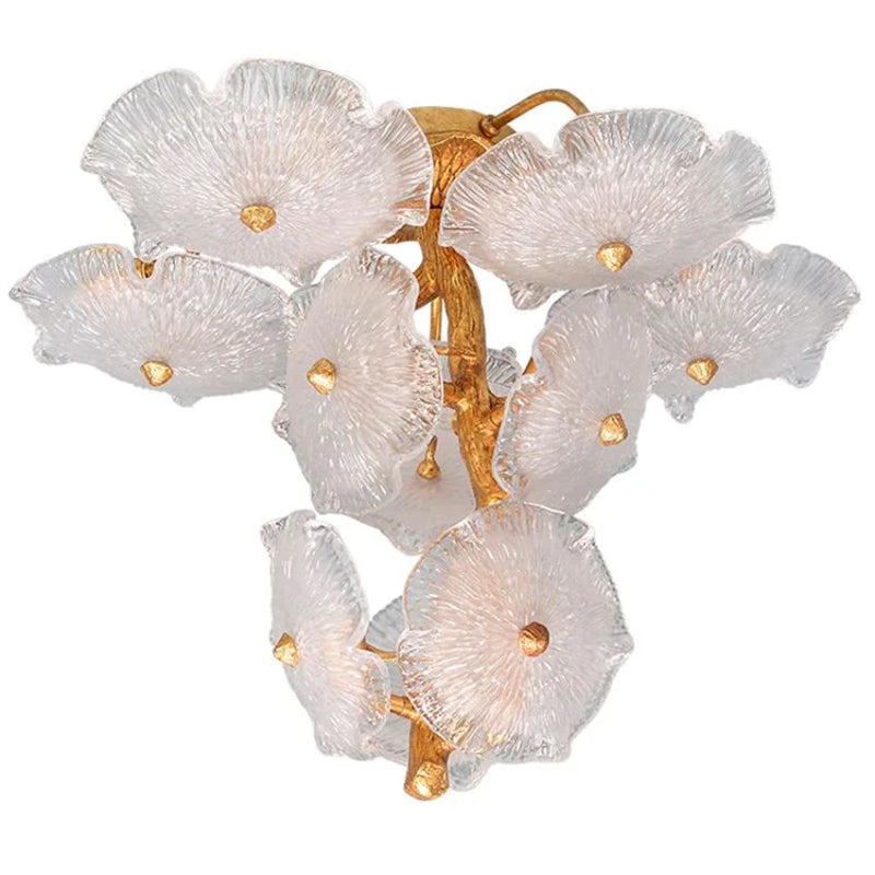 Magnolia Modern Luxury Branch Chandelier For Staircase- kimoylights