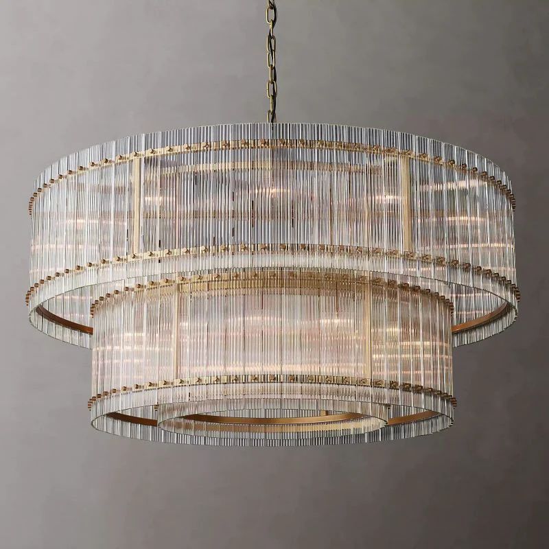 Mara Two-Tier Luxury Round Chandelier 60''