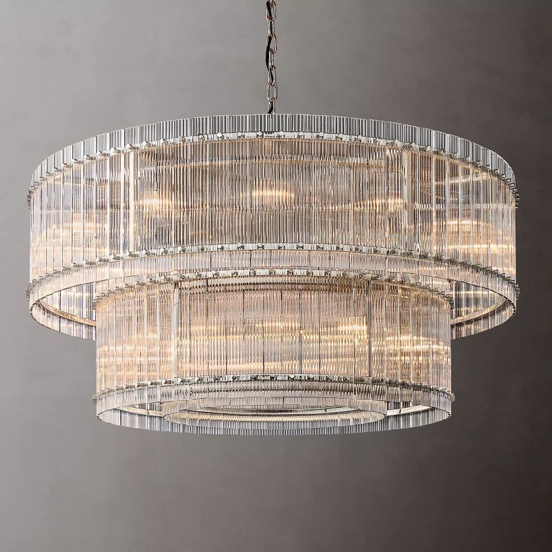 Mara Two-Tier Luxury Round Chandelier 60''