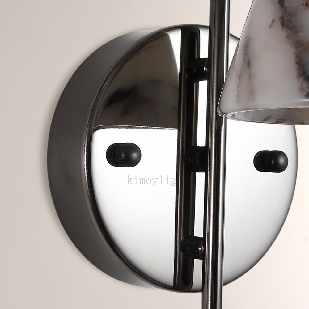 MarbleGlow Candle Warmer Wall Sconce