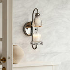 MarbleGlow Candle Warmer Wall Sconce