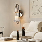 MarbleGlow Candle Warmer Wall Sconce