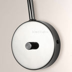 MarbleGlow Dome-Shade Globe Accent Wall Sconce
