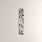 MarbleGlow Herringbone-Marble Vertical Wall Sconce