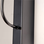 MarbleGlow Linear-Mount Disc Marble Wall Sconce