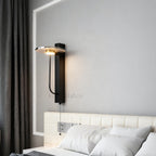 MarbleGlow Linear-Mount Disc Marble Wall Sconce