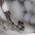 MarbleGlow Organic-Form Marble Wall Sconce