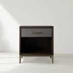 Marlow Shagreen Embossed Nightstand