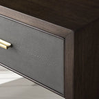 Marlow Shagreen Embossed Nightstand