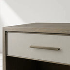Marlow Shagreen Embossed Nightstand