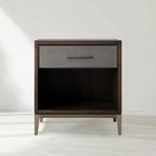 Marlow Shagreen Embossed Nightstand