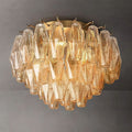 Merry Clear Glass Flushmount 17''