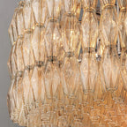 Merry Clear Glass Round Chandelier 47''