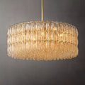 Merry Clear Glass Round Chandelier 47''