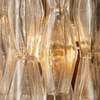 Merry Clear Glass Short Wall Sconce