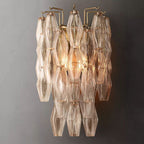 Merry Clear Glass Short Wall Sconce