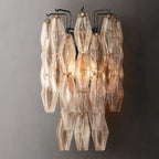 Merry Clear Glass Short Wall Sconce