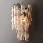 Merry Clear Glass Short Wall Sconce
