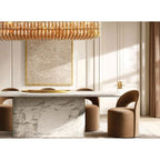 Merry Glass Rectangular Chandelier 54"