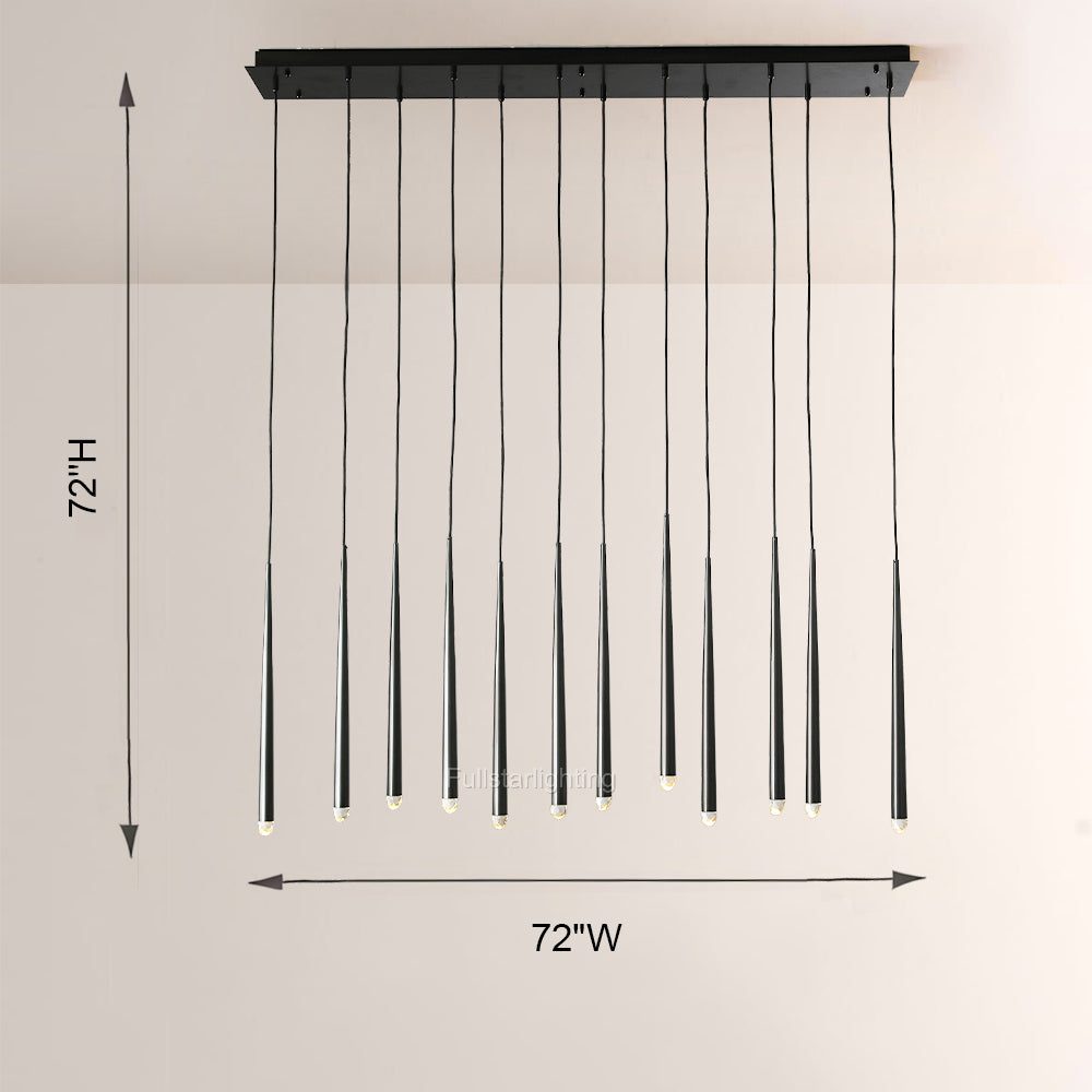 Harry Modern Linear Chandelier 60"