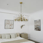 Brous Prism Round Chandelier 24"