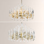 Brous Prism Round Chandelier 36"