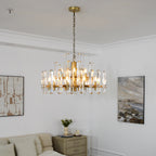 Brous Prism Round Chandelier 36"